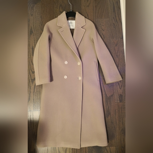 Aritzia Jackets & Blazers - Sz 1 Aritzia Babaton Slouch Coat in Dovetail Taupe